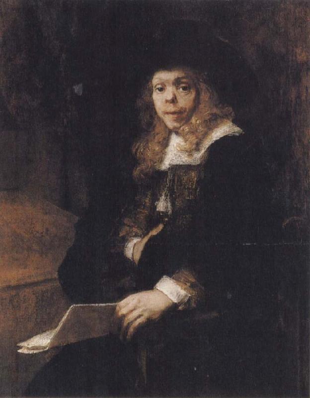 REMBRANDT Harmenszoon van Rijn Portrait of Gerard de Lairesse oil painting image